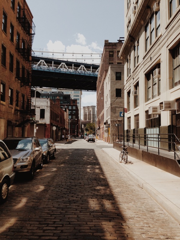Color Photograph of DUMBO, Brooklyn.